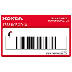 Emblema serbatoio carburante, lato destro