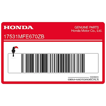 Naklejka na zbiornik paliwa