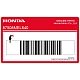 Honda CBF125 Kettenversteller-Aufkleber linke Seite OEM 87508MEL640