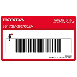 Autocollant Cache Latéral (Type 1)