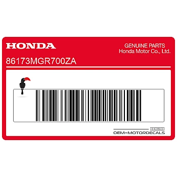 Side Cover Decal Mark (Type 1)