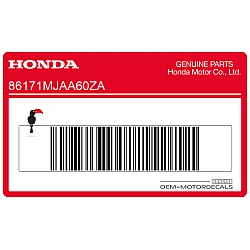 Autocollant de réservoir