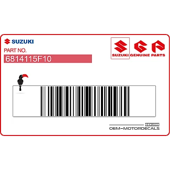 Emblemat BURGMAN owiewka boczna, lewa strona