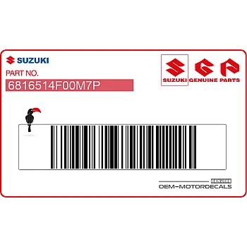 Emblemat Suzuki na owiewkę tylną
