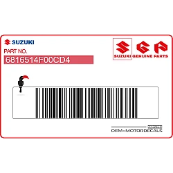 Emblemat Suzuki na owiewce tyłu