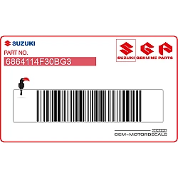 Front cowling Suzuki emblem