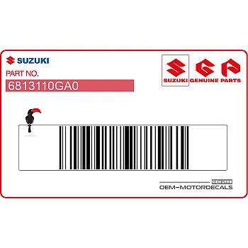 Seitenabdeckung 650 Emblem-Aufkleber