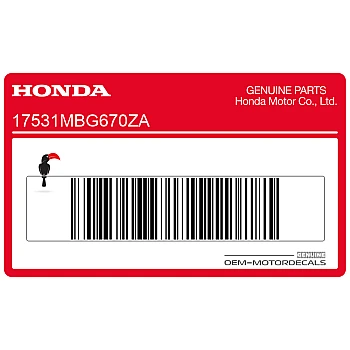 Fuel tank decal, right side