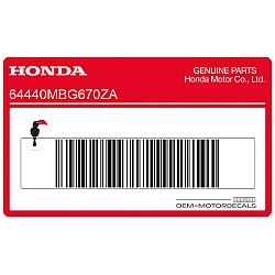 Side fairing decal, right side