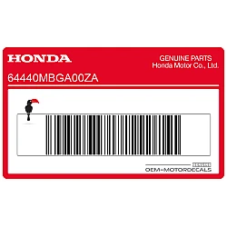 Front fairing VFR Interceptor decal, right side