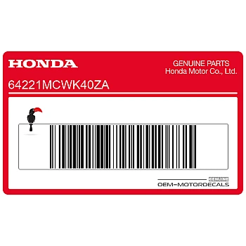 Bande latérale carénage avant, côté droit