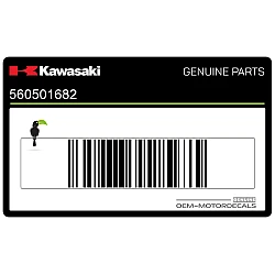 Sticker voor bovenste frontkuip