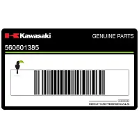KAWASAKI Pegatina del depósito, lado izquierdo 56060-1385