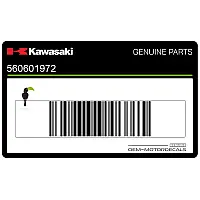 KAWASAKI Onderkuip sticker, rechterzijde (boven) 56060-1972