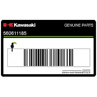 KAWASAKI Adhesivo de carenado inferior, lado izquierdo (inferior) 56061-1185