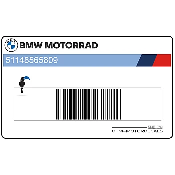 Sticker inscriptie tankcover 
