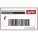 Side fairing Aprilia logo decal, right side