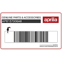 APRILIA Frame Double Wave Aluminium Beam decal AP8157006A6