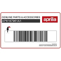 APRILIA Aprilia Logo-Tankaufkleber, rechte Seite AP8167961A1