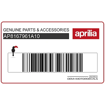 Aprilia logo sticker frontkuip