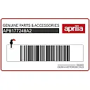 Aprilia sticker voor voorkuip