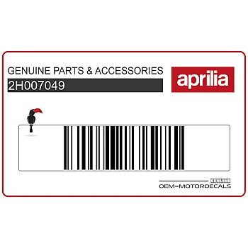 Heckverkleidung Aufkleber, linke Seite