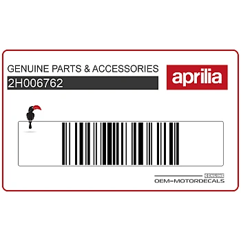 Autocollant supérieur coque de selle