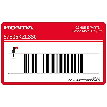 Tire information caution label