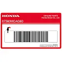 Aandrijving pictogram waarschuwingssticker