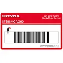 Brandstof pictogram waarschuwingssticker