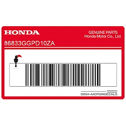 Carena superiore adesivo, lato destro