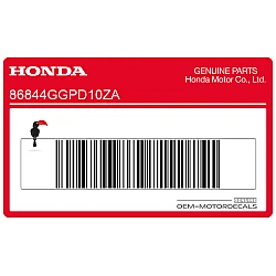 Cache latéral autocollant, côté gauche