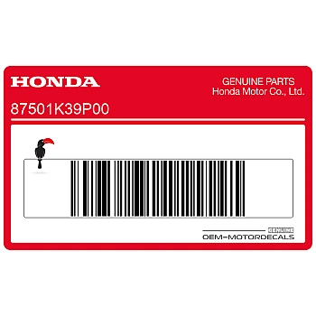 Registered number plate label