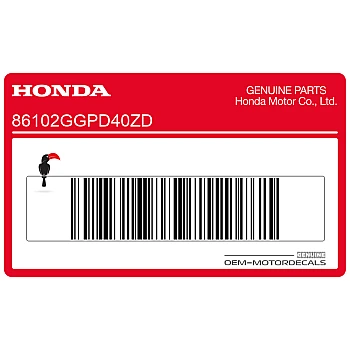 Carénage avant emblème Honda