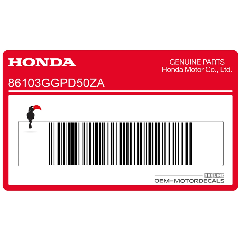 Honda-86103GGPD50ZA
