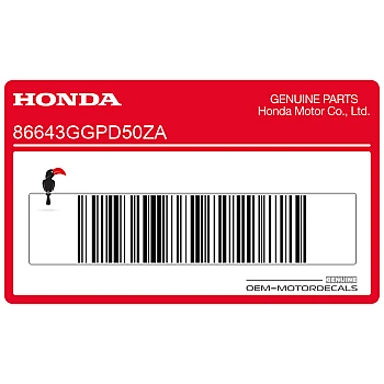 Autocollant Bande A Couvercle Supérieur Avant