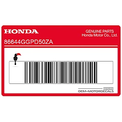 Adesivo Striscia B Coperchio Superiore Anteriore