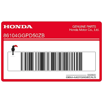 Logo Honda carénage inférieur (185mm)