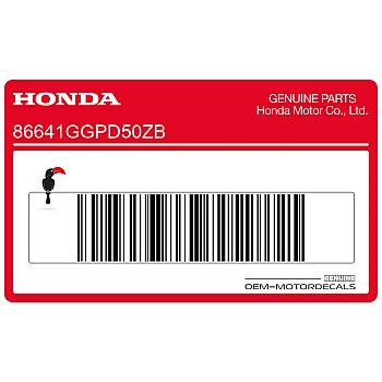 Autocollant cache latéral avant, côté droit