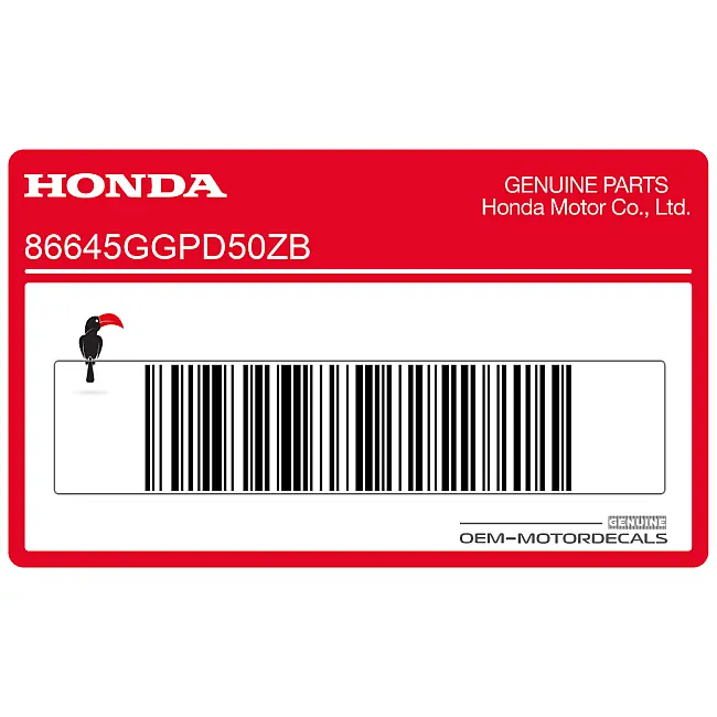Honda-86645GGPD50ZB