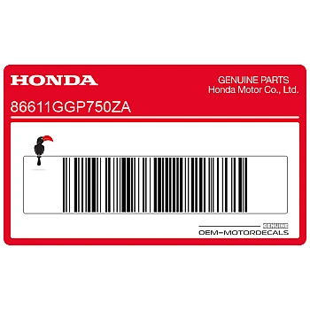 Carénage latéral avant autocollant Repsol, côté droit