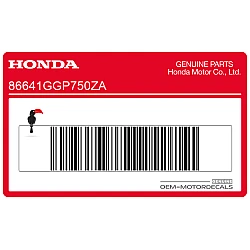 Frontverkleidung Repsol Aufkleber, linke Seite