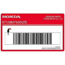 Untere Verkleidungsstreifenaufkleber, rechte Seite