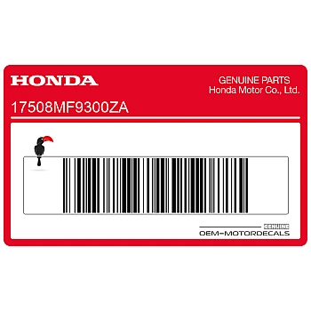 Seitendeckel-Streifenaufkleber, rechte Seite