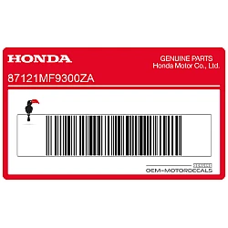 Emblème aile réservoir, côté droit