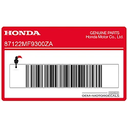 Emblème aile réservoir, côté gauche