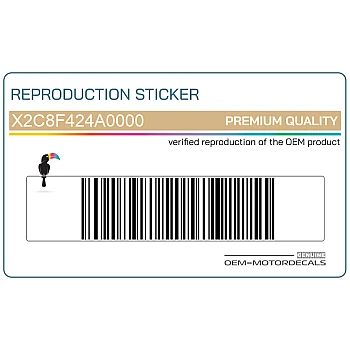 Autocollant de réservoir, côté gauche