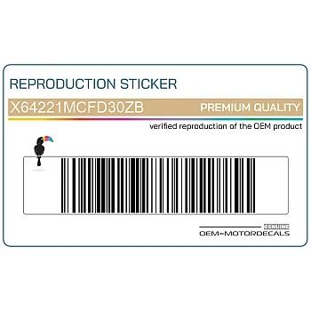 Naklejka na szybkę czaszy