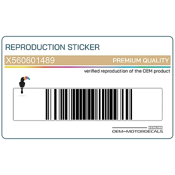 Autocollant de panneau latéral, côté droit