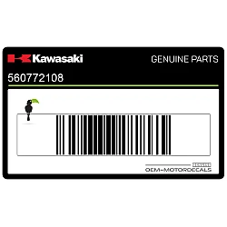 Seitenverkleidung mittlerer Aufkleber, links